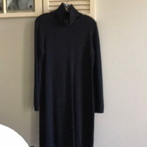 J Crew awesome black turtleneck sweater dress